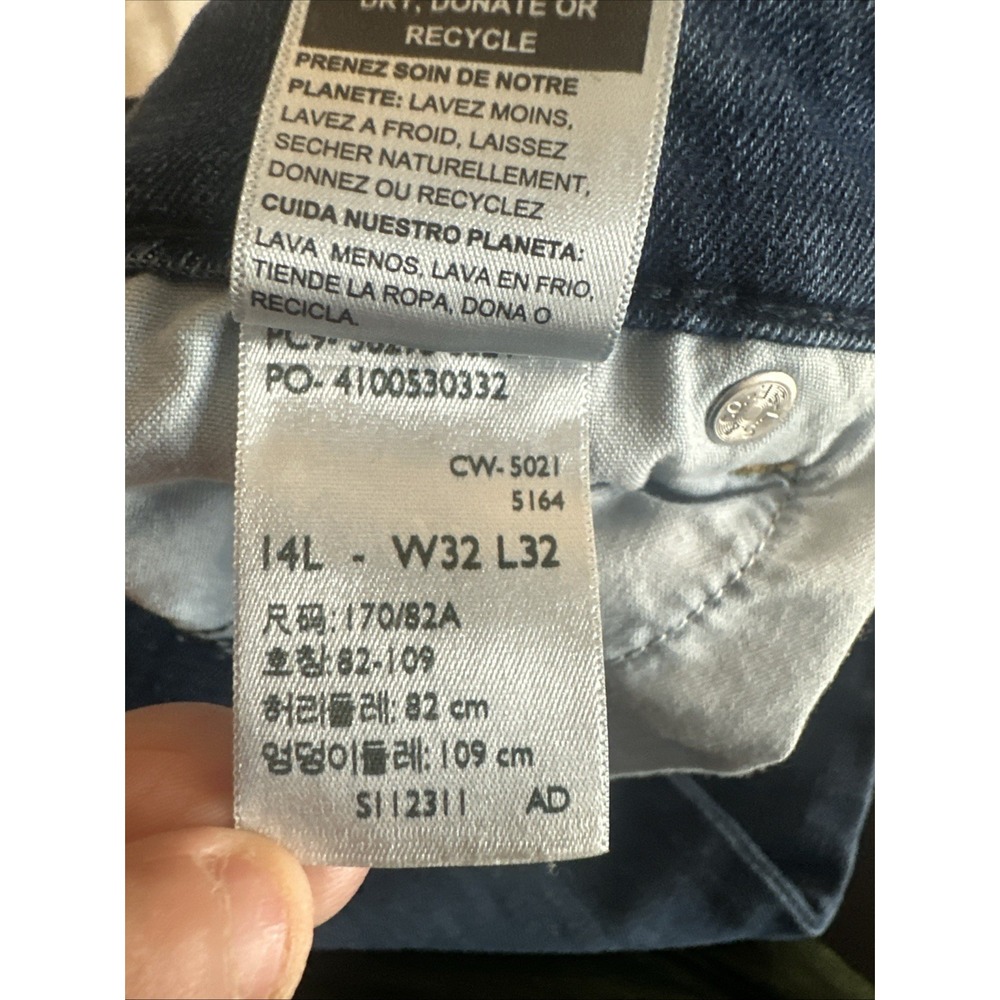 Signature Levi Strauss High Rise Skinny Jeans Women Blue Size W32 L32 - Picture 12 of 14